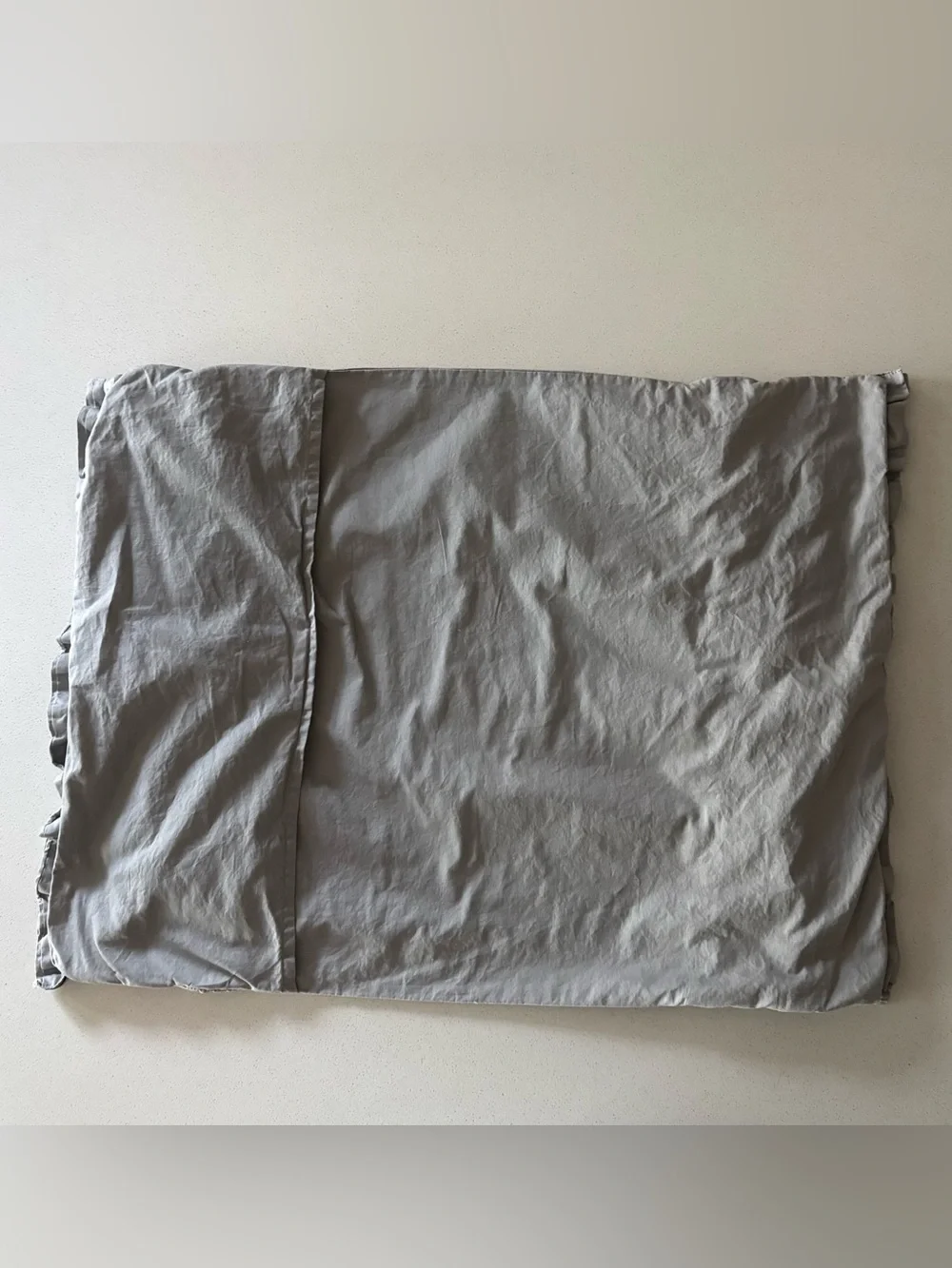 Beddy's Bed Standard Ruffled Gray Pillow Shams (2)